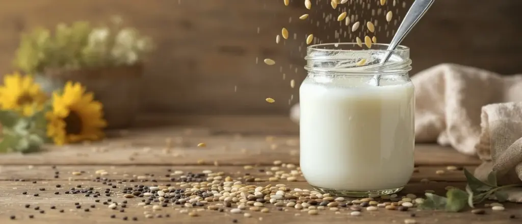 Kefir z tymi nasionami to klucz do lepszego trawienia. Jak pić, by poczuć różnicę?