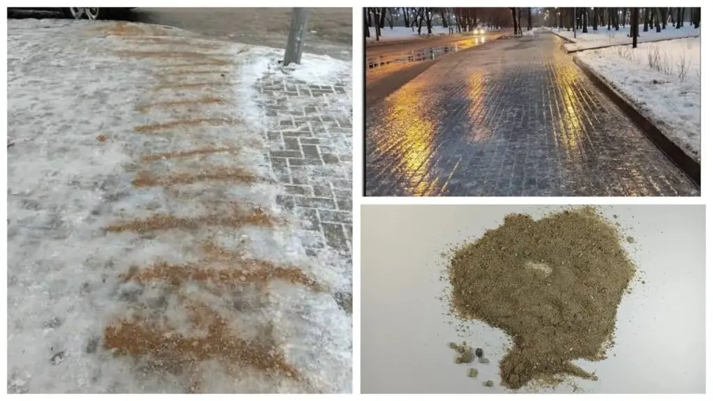 Mieszanka piasku i soli pod Twoje drzwi: skuteczna ochrona przed lodem, nawet po najgorszej nocy