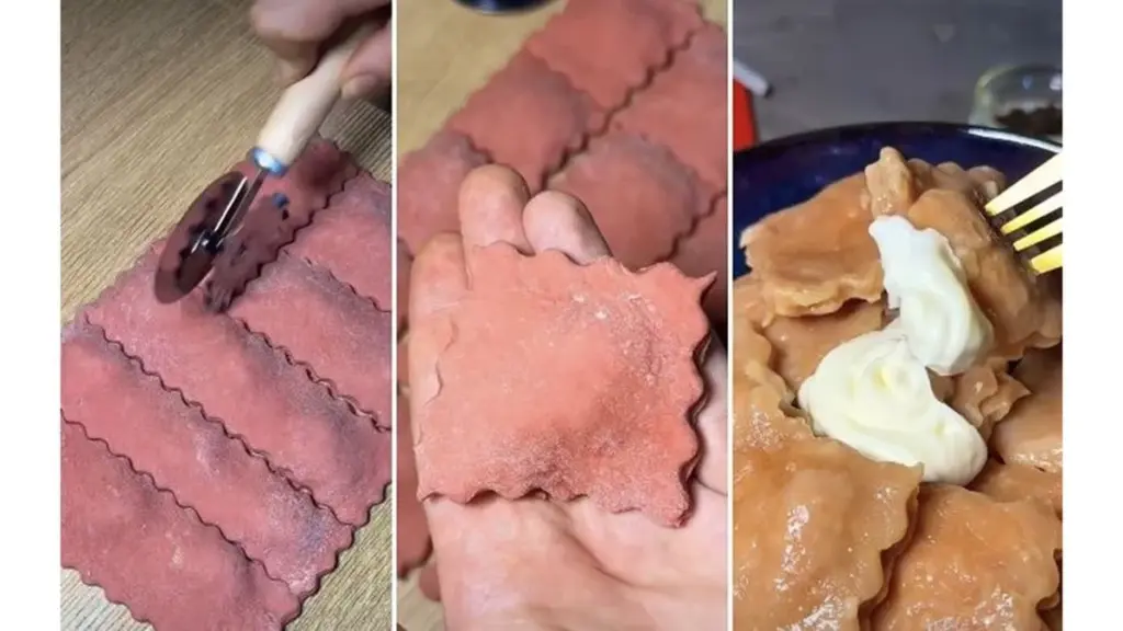 Różowe ravioli z "wow" efektem: goście nie odgadną, jak proste!